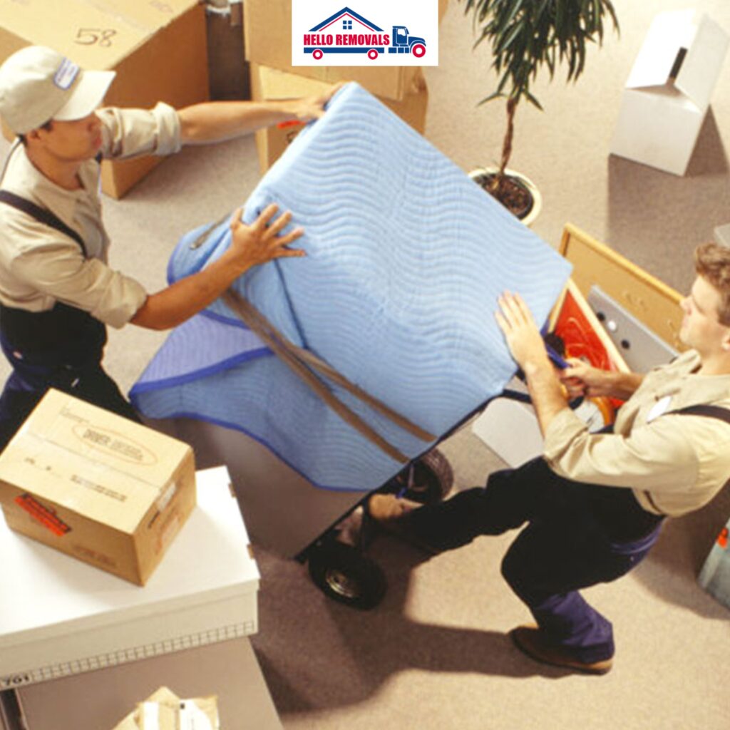 movers moving heavy furniture